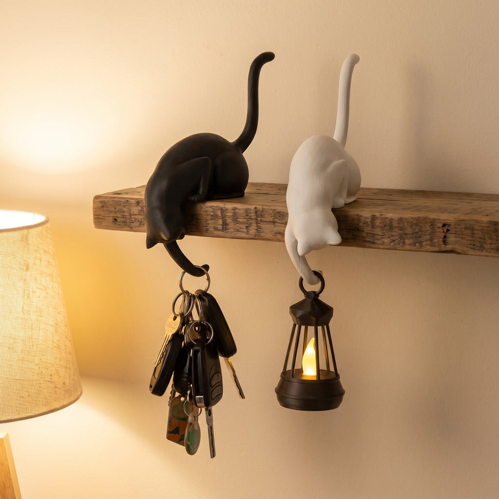 Adorable Lámpara Gato de Luz Cálida