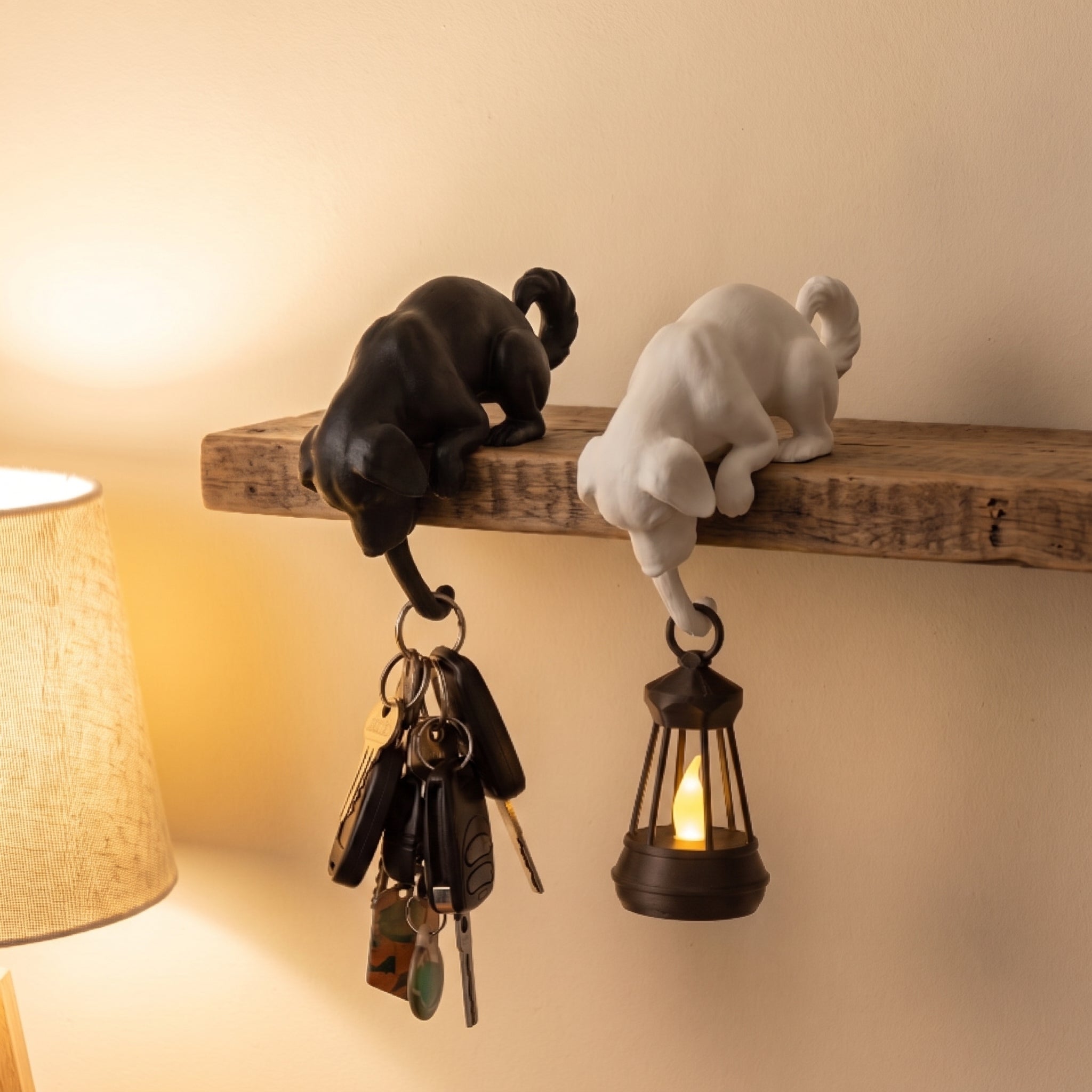 Adorable Lámpara Perro de Luz Cálida
