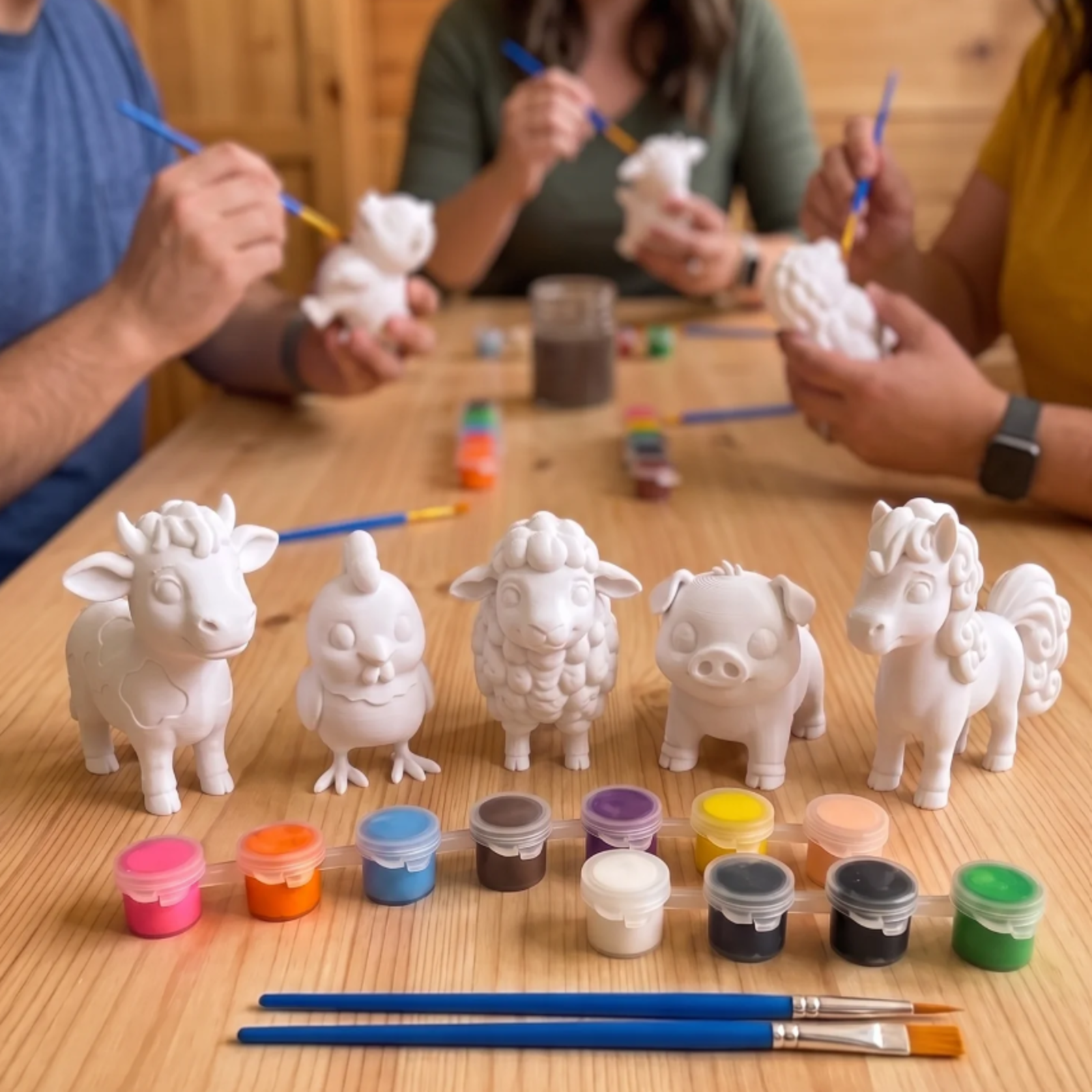 Kit para pintar tu propio animal de granja manualidad