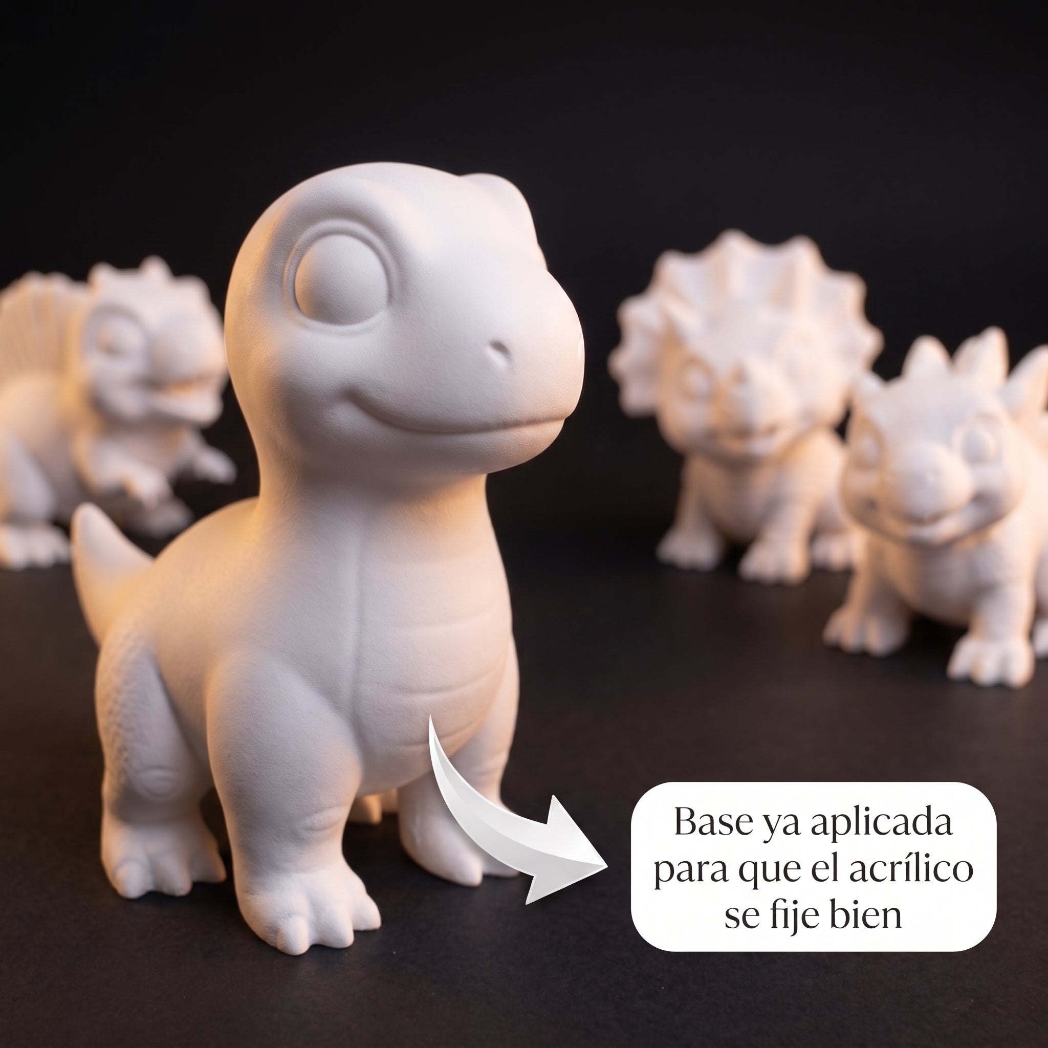 Kit para pintar tu propio dinosaurio  manualidad