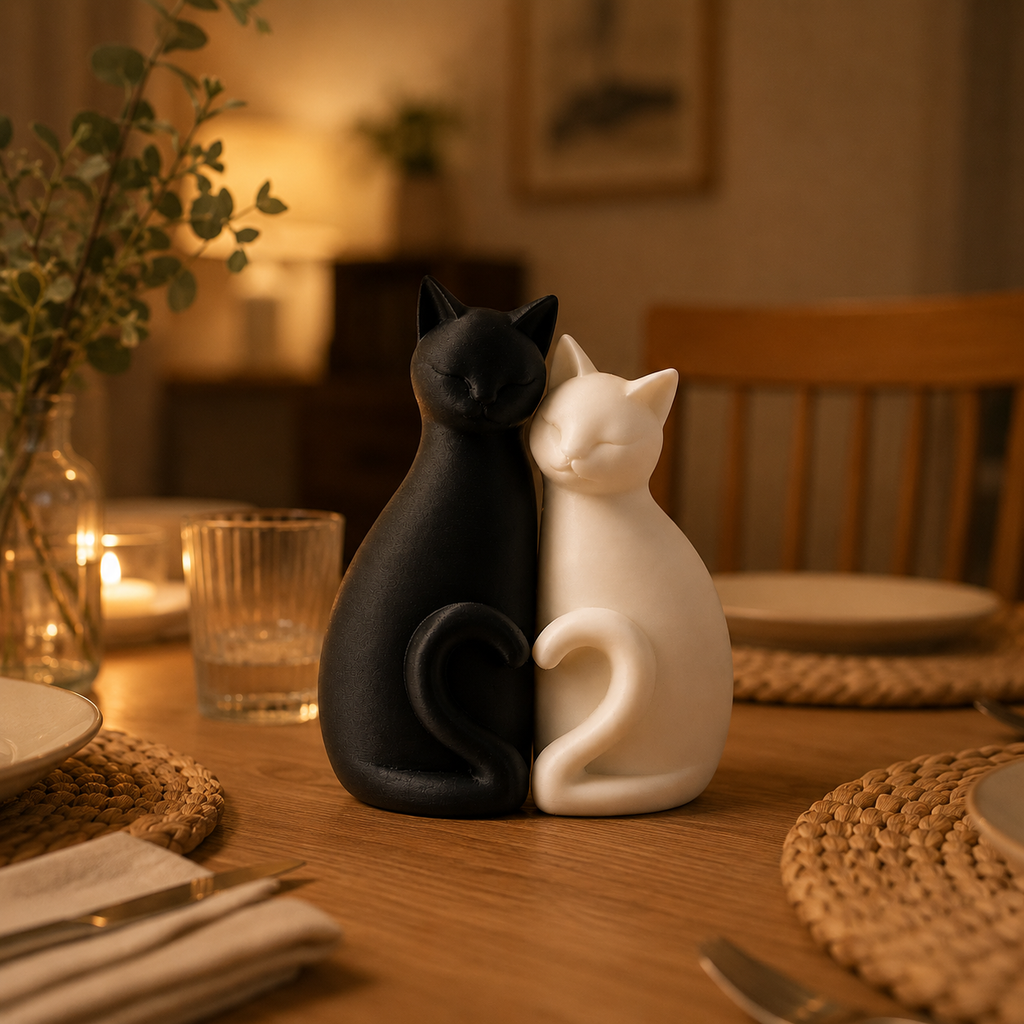 Pieza decorativa Gato Armonia