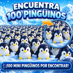 Encuentra los 100 pinguinos