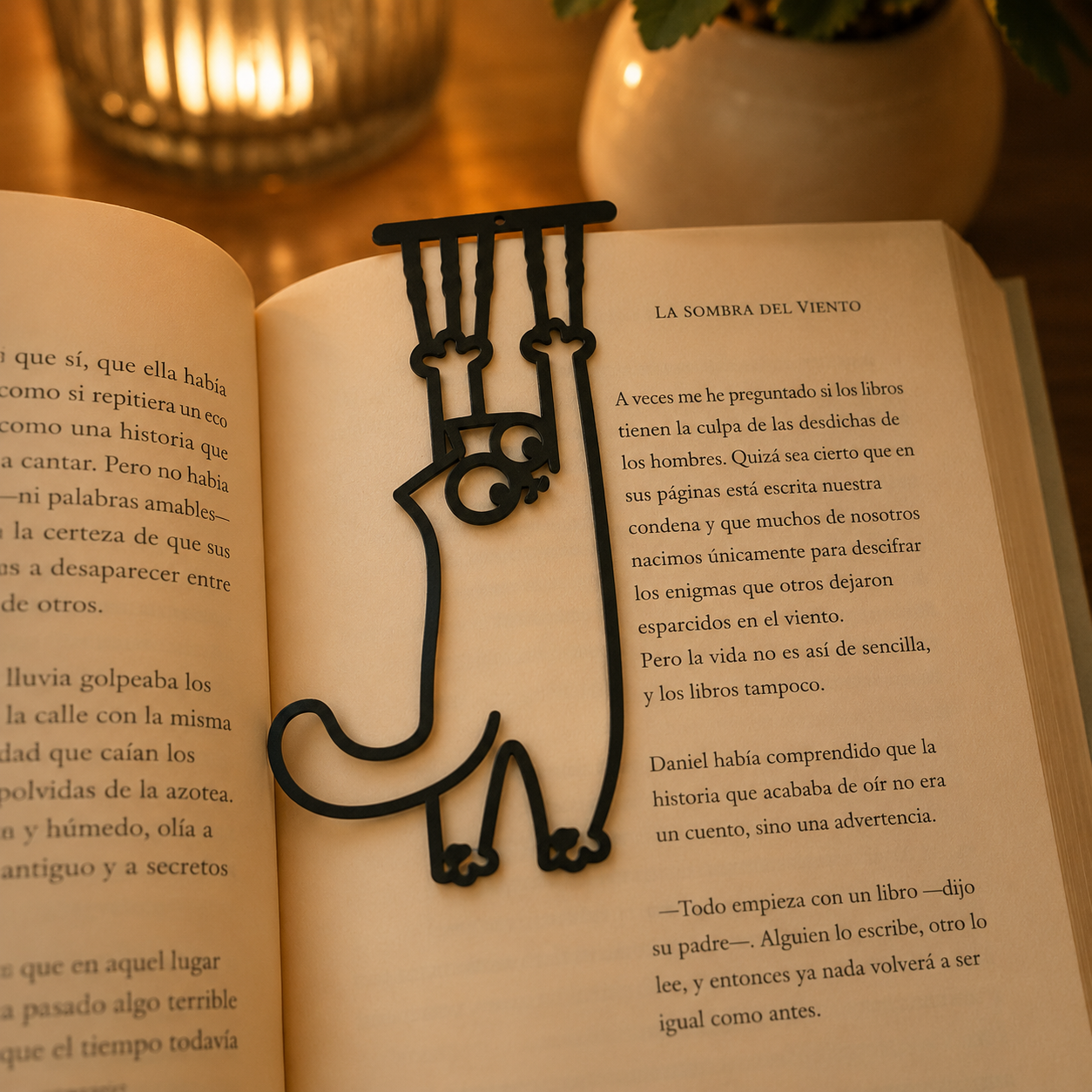 Separador Libro Gatito